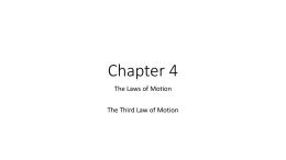 Newton`s Third Law of Motion