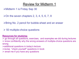 Lecture 10 Review ppt