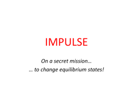 Impulse (in rotations)