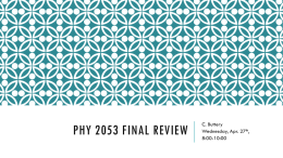 phy 2053 final review