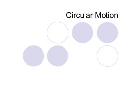Circular Motion Powerpoint