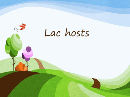 Lac hosts