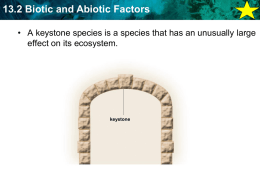 13.2 Biotic and Abiotic Factors