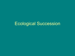 Ecological Succession - High School of Language and