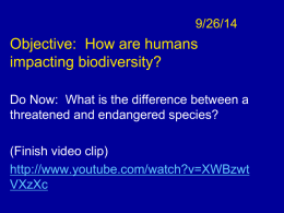 Tuesday, May 30th, 2006 Aim: How does biological