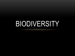 Biodiversity - Twinsburg City School District