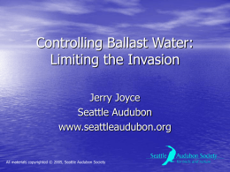 Limiting the Ballast Water Vector