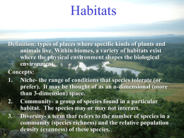 Habitats - Bird Conservation Research, Inc.