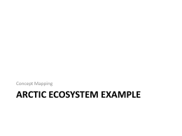 Arctic ecosystem example - Lamont–Doherty Earth Observatory