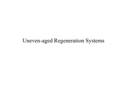 Uneven-aged Regeneration Methods