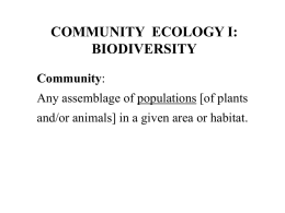Some species have major influences on community composition