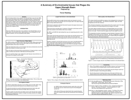 Summary of Environmental Issues in the Klamath Basin (Trever