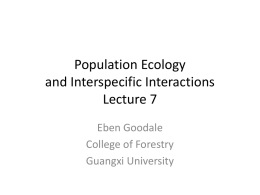 lecture7translated - College of Forestry, University of Guangxi