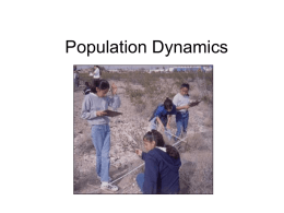 Population Dynamics - Currituck County Schools