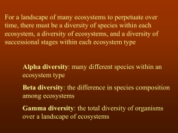 Alpha diversity