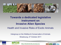 IAS - Intergroup on the Welfare and Conservation of Animals