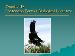 CH 17 Preserving Biodiversity