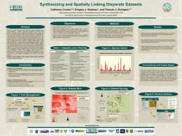 Synthesizing and spatially-linking disparate datasets