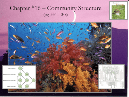Lecture - Chapter 16 - Community Structure