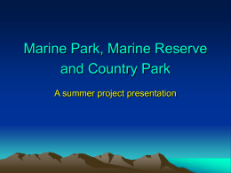 marine and country parks