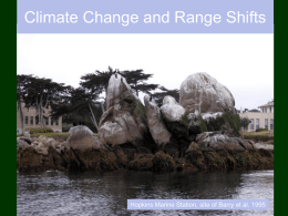 Climate change and range shifts in marine communities, PAT EDIT