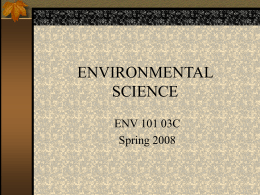 environmental science - Clinton Community College