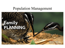 Continue Population Management