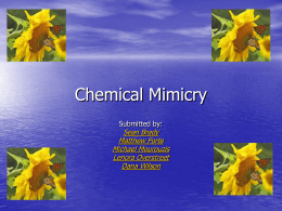 Chemical Mimicry