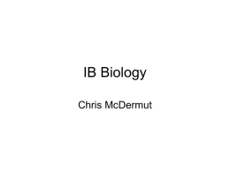 IB Biology - IBperiod5