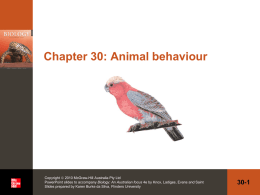 Animal behaviour - McGraw Hill Higher Education