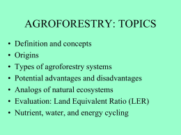 agroforestry - kcpe-kcse