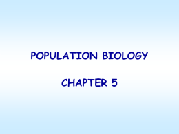 SHOW Chpt 5 Population Bio