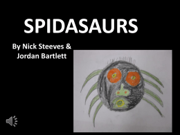 spidasaurs - Piers Wikispaces