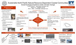 Sustainable North Pacific Natural Resource-Dependent