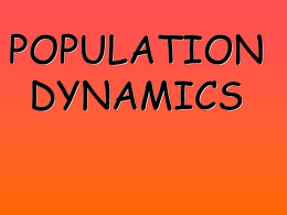 Population Dynamics Notes