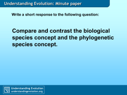 Compare and contrast the biological species concept and the phylogenetic species concept.