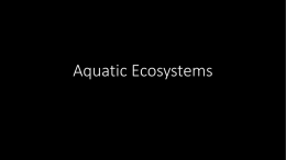 Aquatic Ecosystemsx