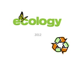 Ecology Notes - Bremen High School District 228