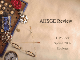 GHSGE Review