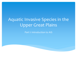 Aquatic Invasive Species in the Upper Great Plains