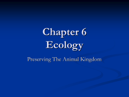 Chapter 6 Ecology