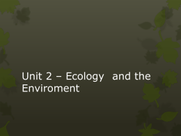 Ecology - Canyon ISD