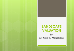 Ankit Mohbansi LANDSCAPE VALUATION
