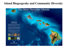 The equilibrium model of island biogeography