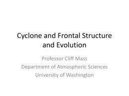 Cyclone and Frontal Structure and Evolution