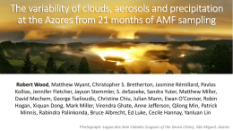 The variability of clouds, aerosols and