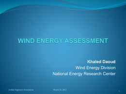 Wind energy Resource-JEA