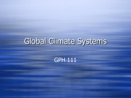 Global Climate Systems