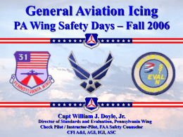 General Aviation Icing