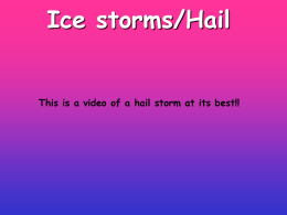 Ice storms - Natural Disasters